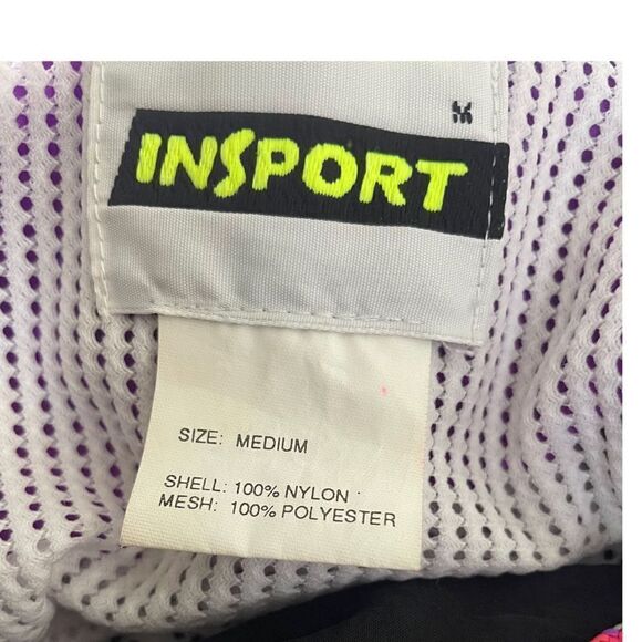 INSPORT™️ Vintage Purple Orange 80s 90s Jacket - Picture 4 of 5